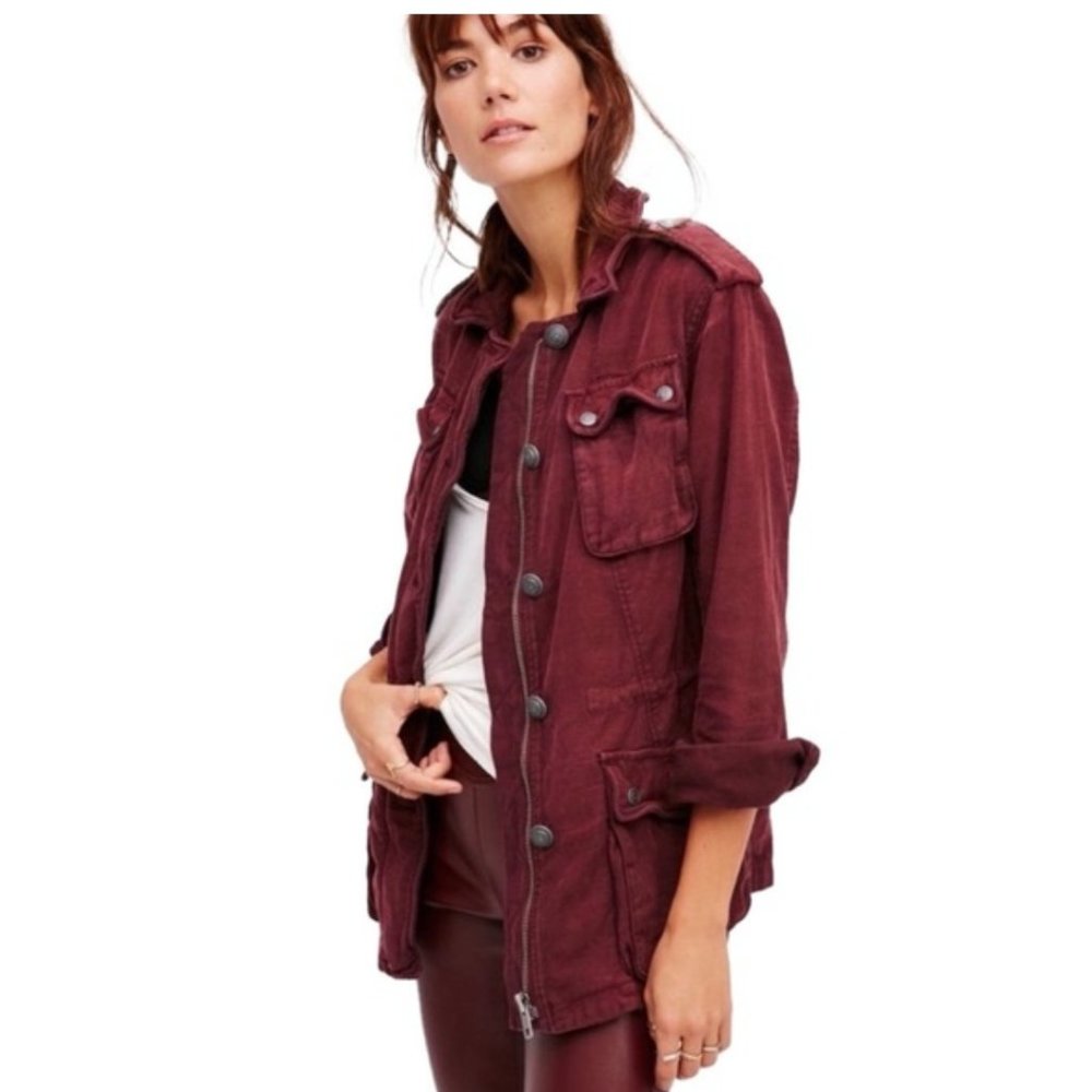 Free People Not Your Brothers Surplus Jacket